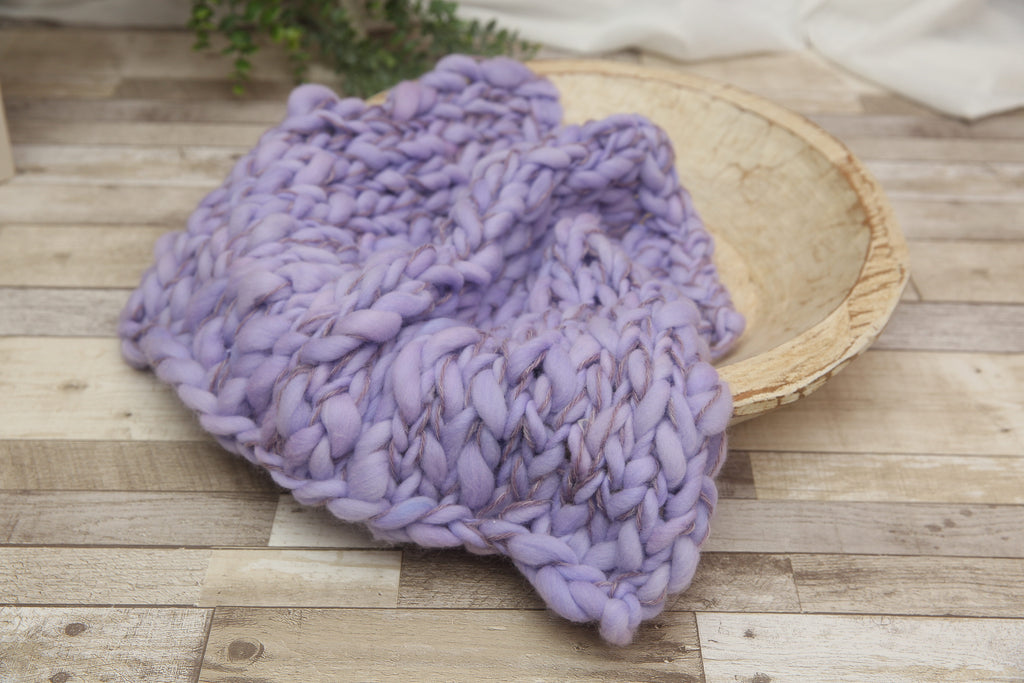 Knit Layer- Double Textures- Lavender- Ready to Ship