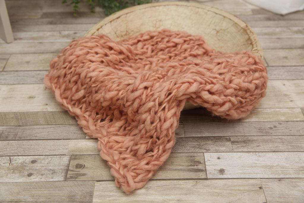 Knit Layer- Double Textures- Just Peachy- Ready to Ship