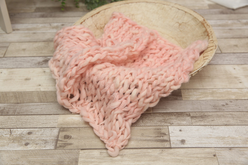 Knit Layer- Double Textures- Soft Baby Pink- Ready to Ship