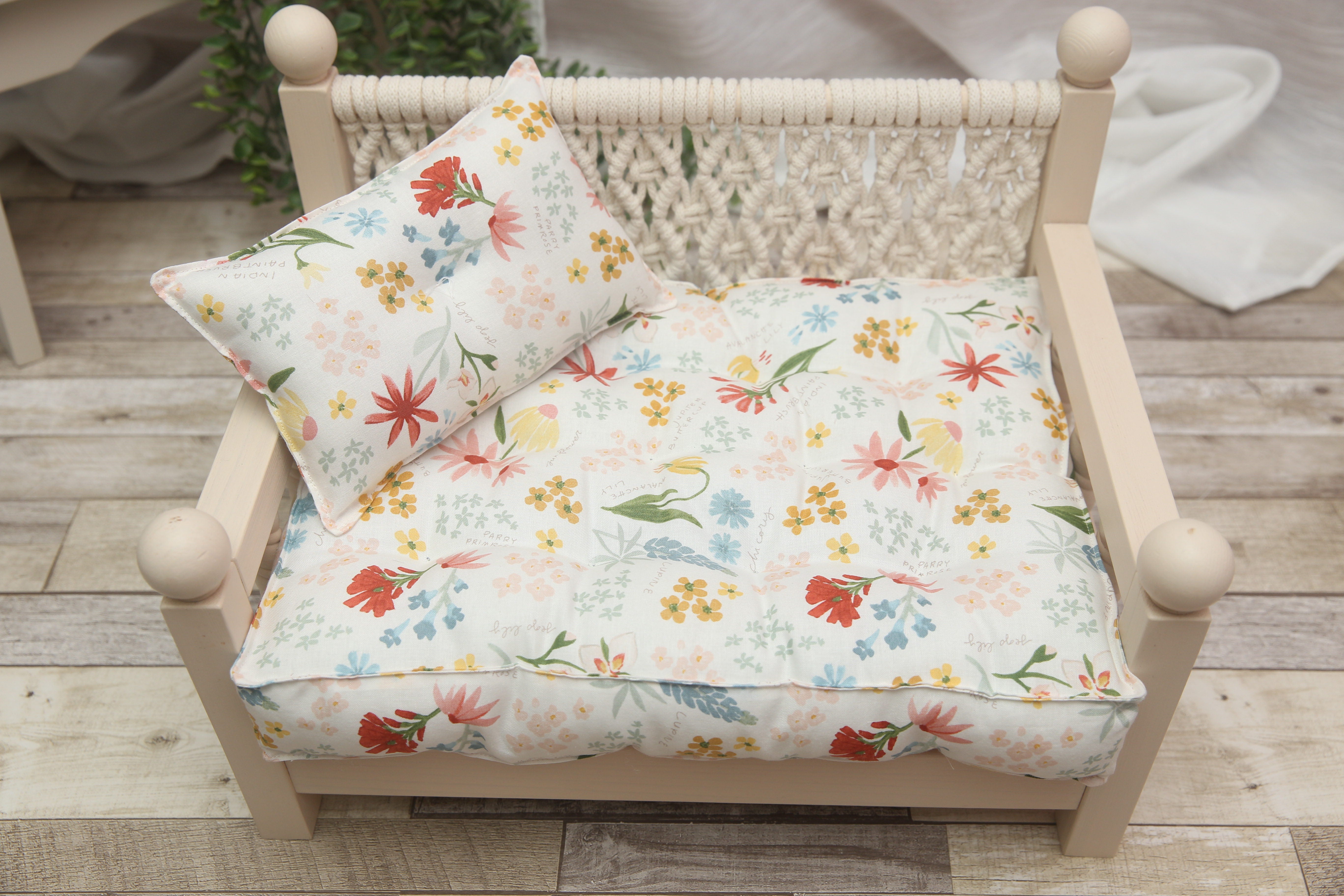 Ready to Ship 11x14 Size- Briley Studio Essentials- Scattered Flowers- Newborn Mattress SET