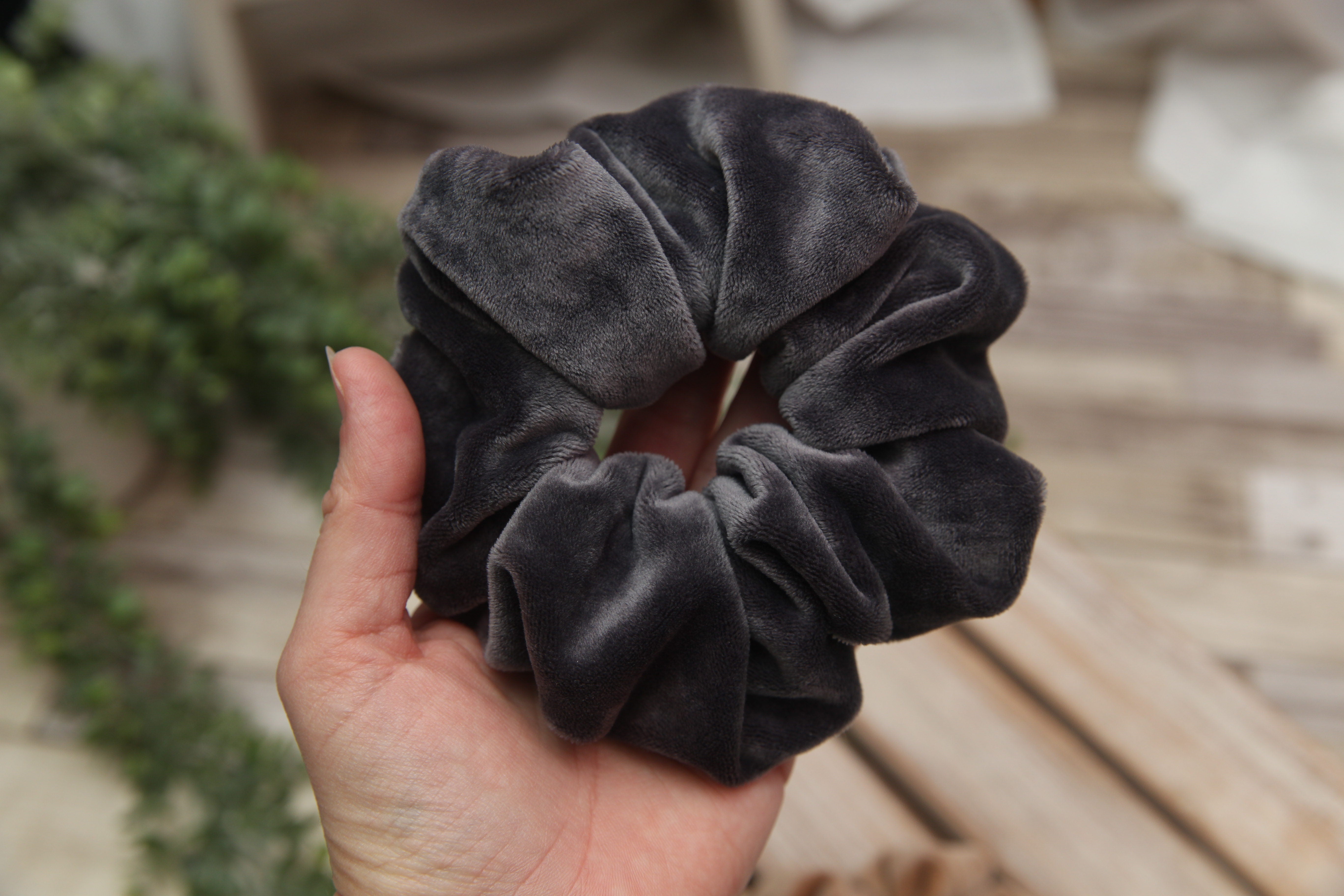 NON-PROP Scrunchie; French Velvet Scrunchie, Hairtie; Three Sizes; Six Colors; MADE TO ORDER