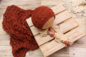 Knit Luxe Layer- Burnt Sienna- Ready to Ship