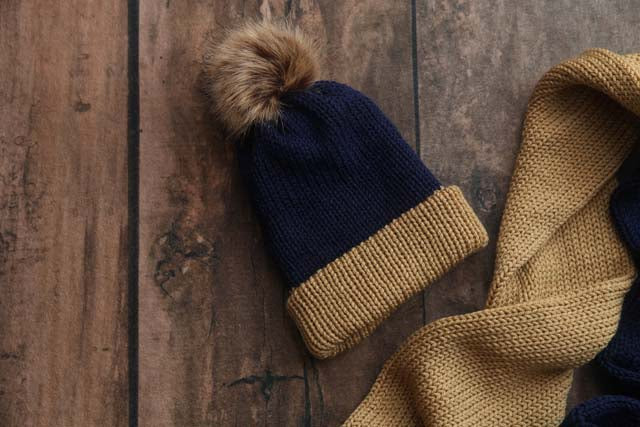 USNA Scarf and/or Hat, Knit Scarf, Knit Hat, Blue and Gold, Made to Order; NON-PROP