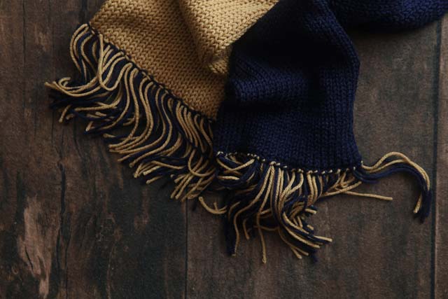 USNA Scarf and/or Hat, Knit Scarf, Knit Hat, Blue and Gold, Made to Order; NON-PROP