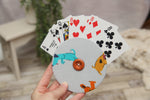 Playing Card Holder; Card Holder; Made to Order; Colorful Doggies; NON-PROP