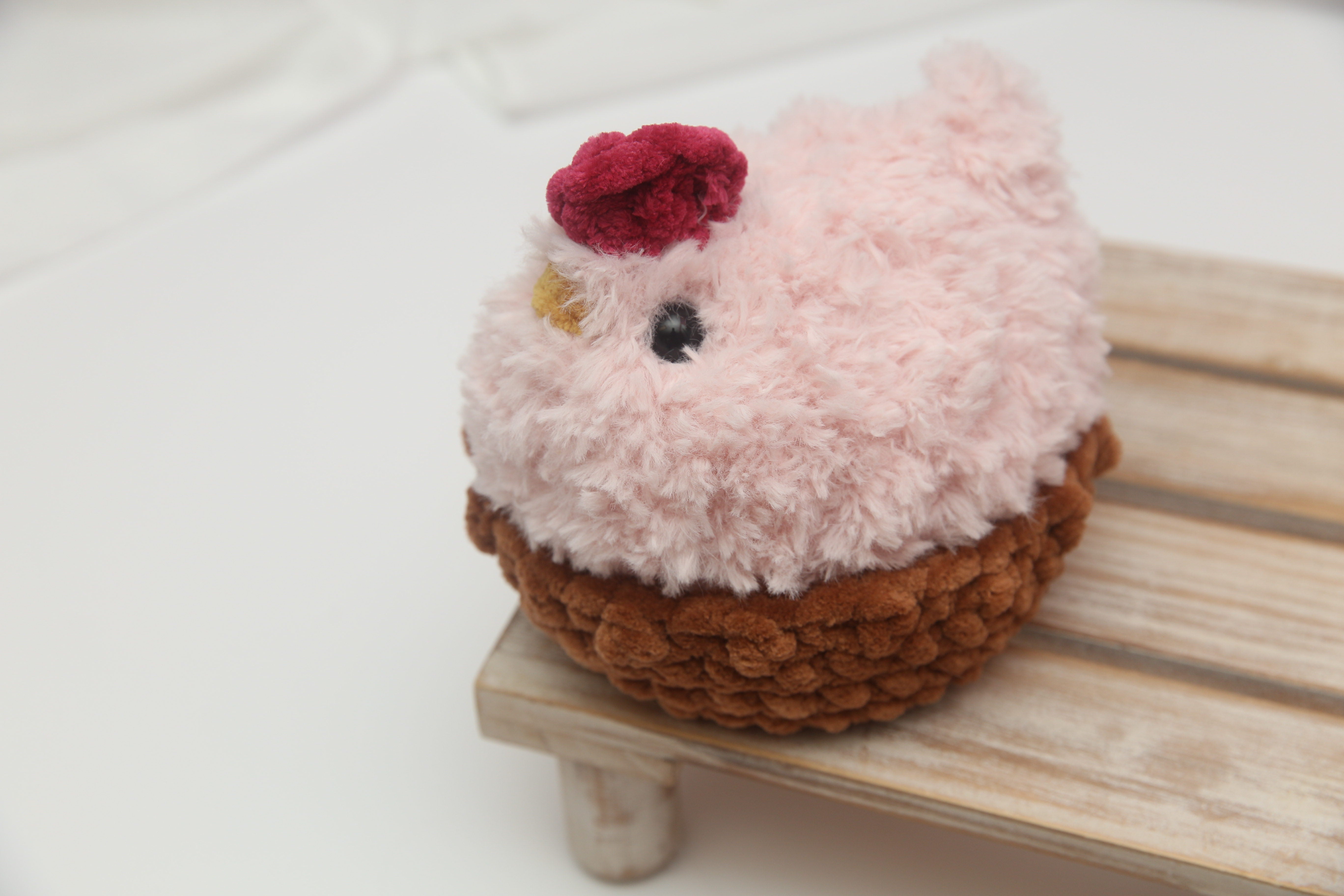 NON-PROP Classy Mabel the Chicken; Faux Fur, Made to Order