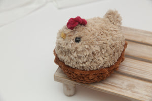 NON-PROP Classy Mabel the Chicken; Faux Fur, Made to Order