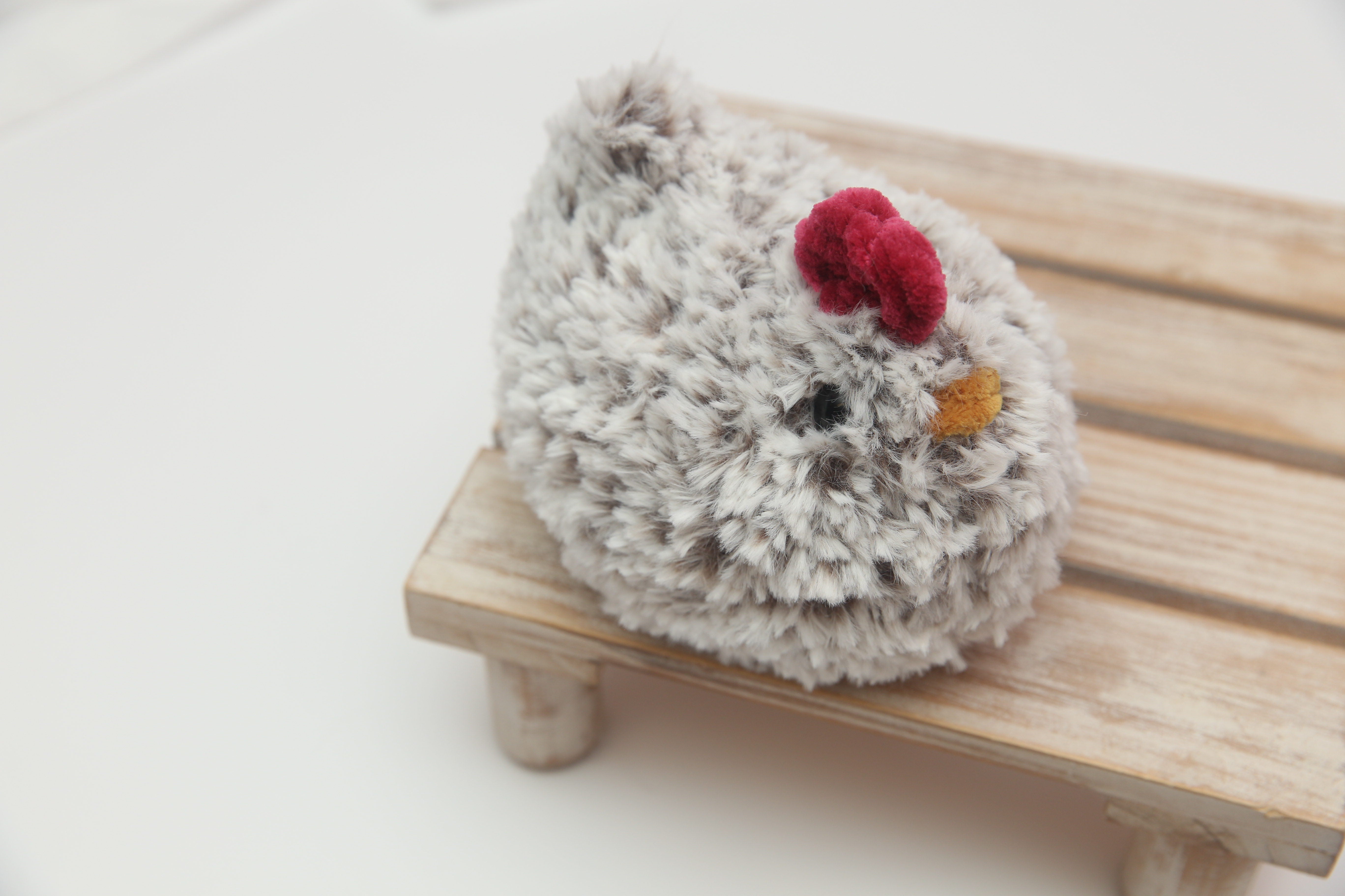 NON-PROP Classy Mabel the Chicken; Faux Fur, Made to Order