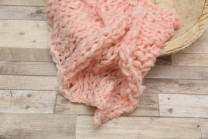 Knit Layer- Double Textures- Soft Baby Pink- Ready to Ship