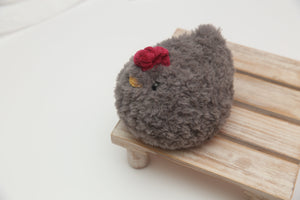 NON-PROP Classy Mabel the Chicken; Faux Fur, Made to Order