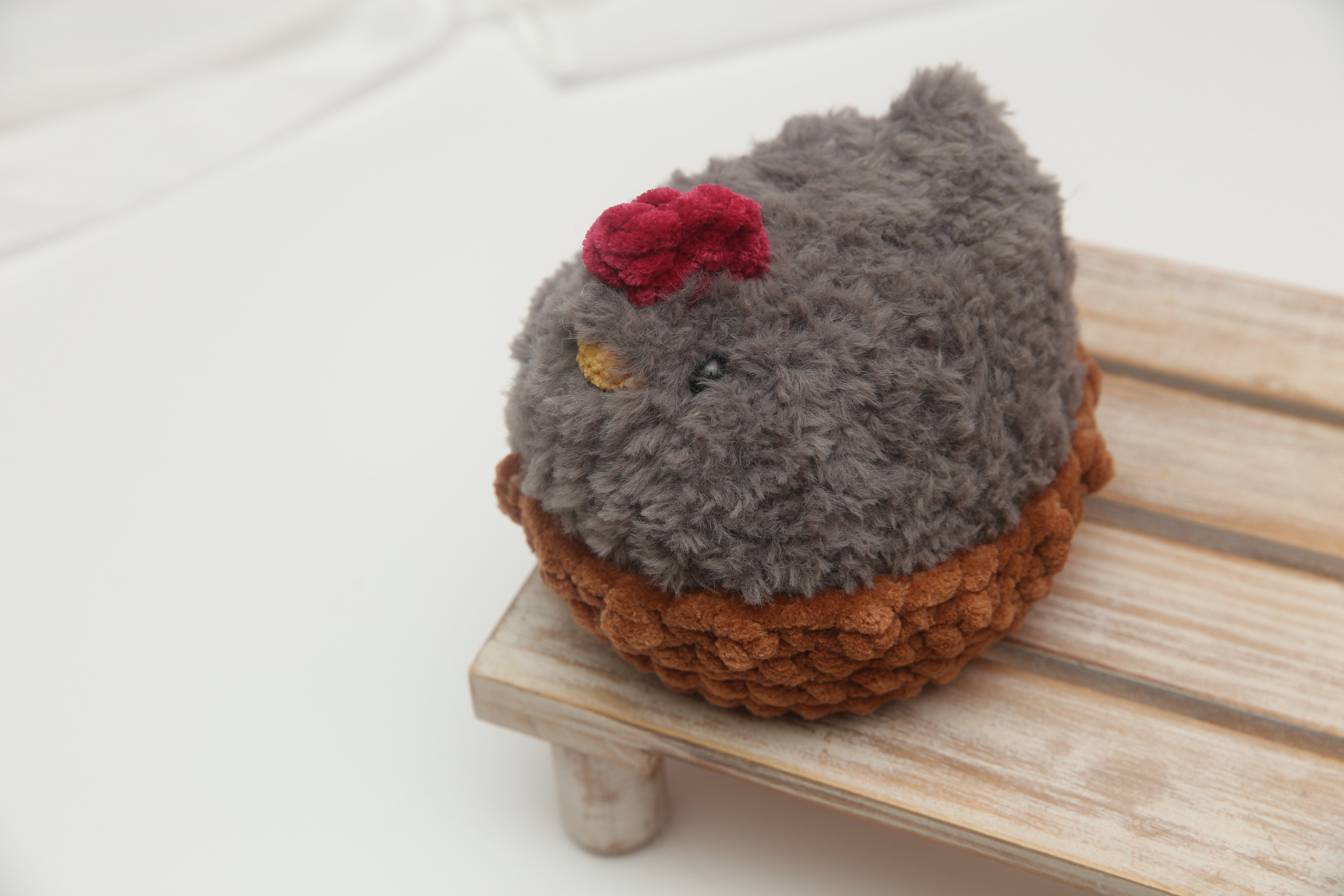 NON-PROP Classy Mabel the Chicken; Faux Fur, Made to Order