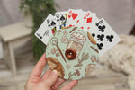 Playing Card Holder; Card Holder; Made to Order; Sage Sourdough; NON-PROP