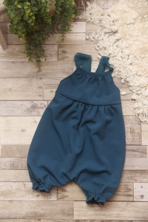 Willow Sitter (9-12 Month) Solid Crepe Outfit- READY TO SHIP