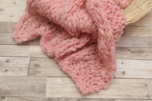 Knit Layer- Dyed Alpaca- Baby Pink- Ready to Ship