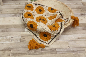 Crochet Layer- Lovely Sunflowers- Ready to Ship