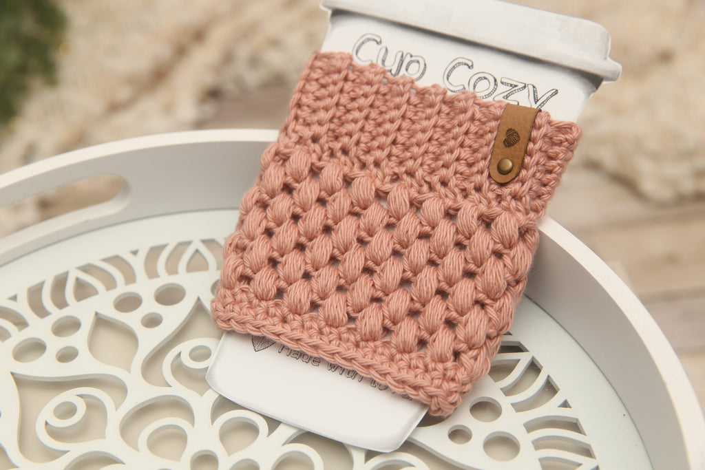 NON-PROP Coffee Cozy; Pink; Ready to Ship