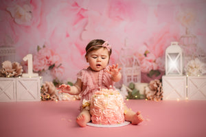 Kinsley Newborn or Sitter (6-12 OR 12-18 Month)- GLAMOUR and Glitter Outfit- PINK- MADE TO ORDER