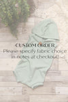 CUSTOM Sleeveless Ryan- Newborn/Sitter Boy Hooded- Made to Order