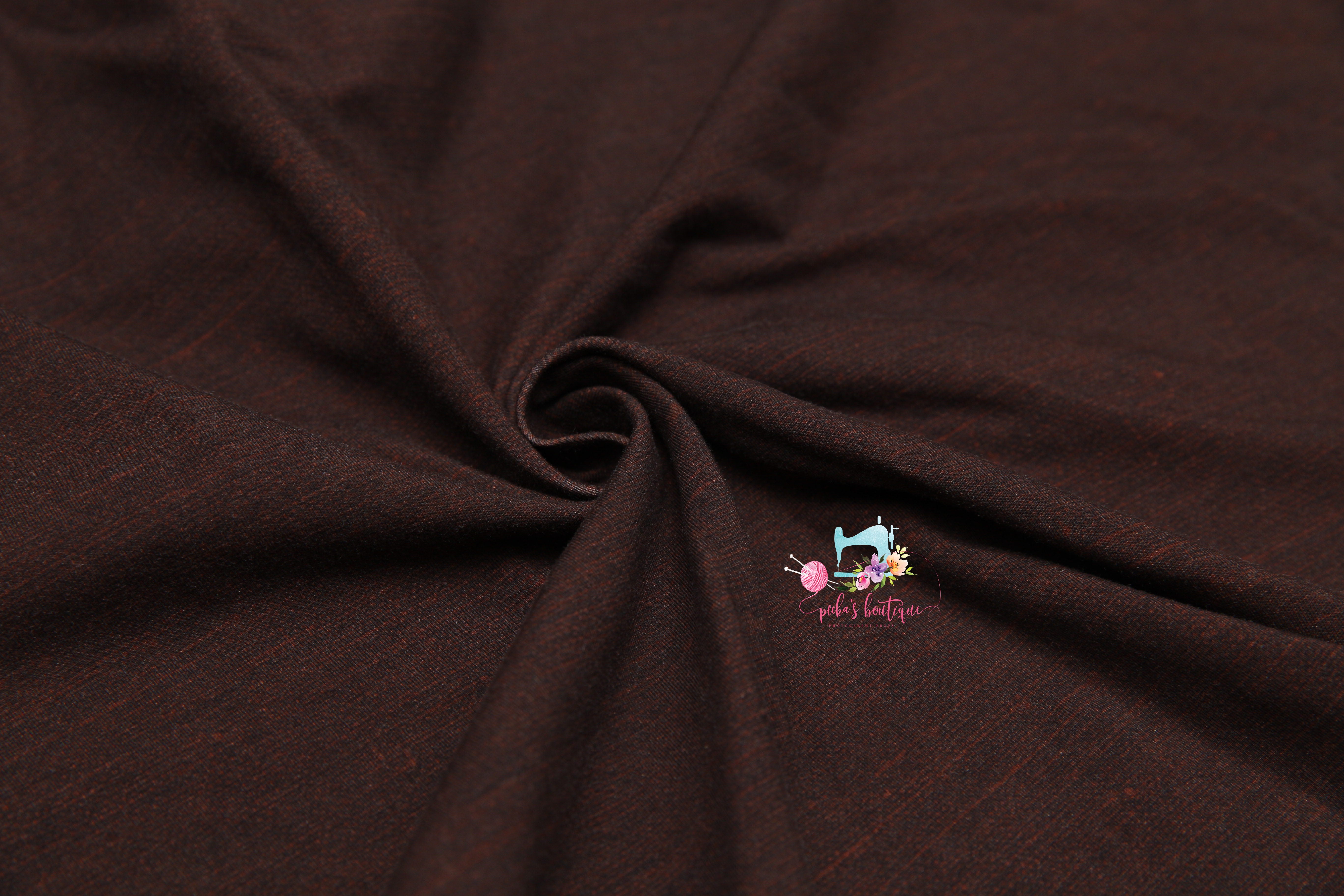 Newborn or Sitter Linen Suspenders- MADE TO ORDER- Dark Brown