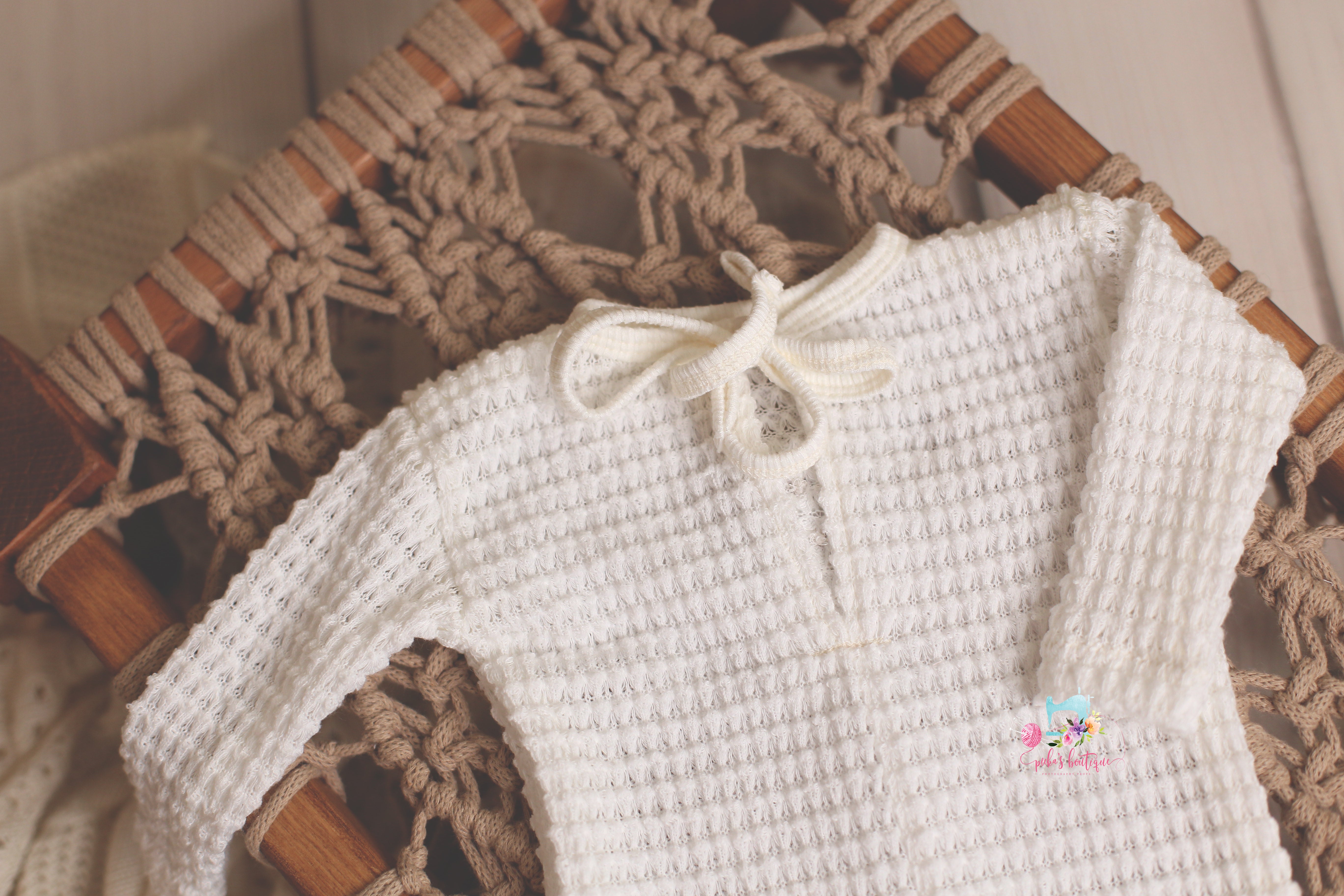 *NEW DESIGN* Chunky Waffle Footie Jammies- Newborn- MADE TO ORDER