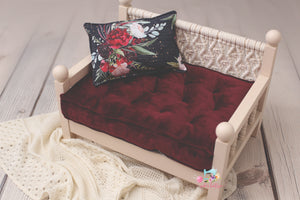Made to Order REVERSIBLE 2 Color Cranberry Christmas Bouquet- NB Mattress