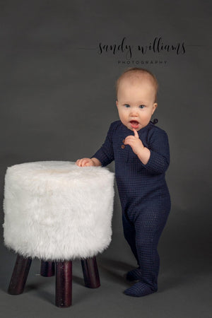 *NEW DESIGN* Chunky Waffle Footie Jammies- SITTER (6-9 MONTH)- MADE TO ORDER