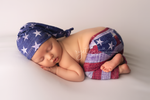 ORIGINAL Newborn Stars & Stripes Pants & Sleepy Cap- MADE TO ORDER