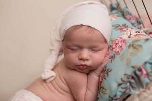 Newborn Distressed Pants and Sleepy Cap Set- MADE TO ORDER