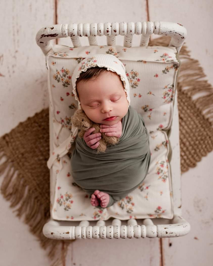 Olive and Everly- Newborn Mattress COVER- Three Sizes Available!- Made To Order!