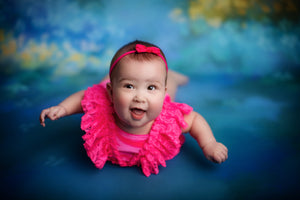 SOLD OUT- MESSAGE TO ORDER Kinsley Newborn or Sitter (6-12 Month) Hot Pink Outfit- MADE TO ORDER