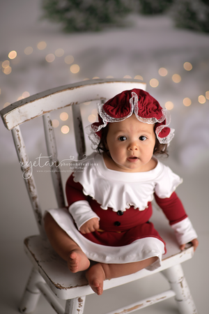 MADE TO ORDER- Christmas Mrs. Claus Suit- Sitter Size