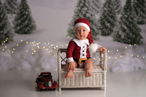 MADE TO ORDER- Christmas Santa Suit- Sitter Size