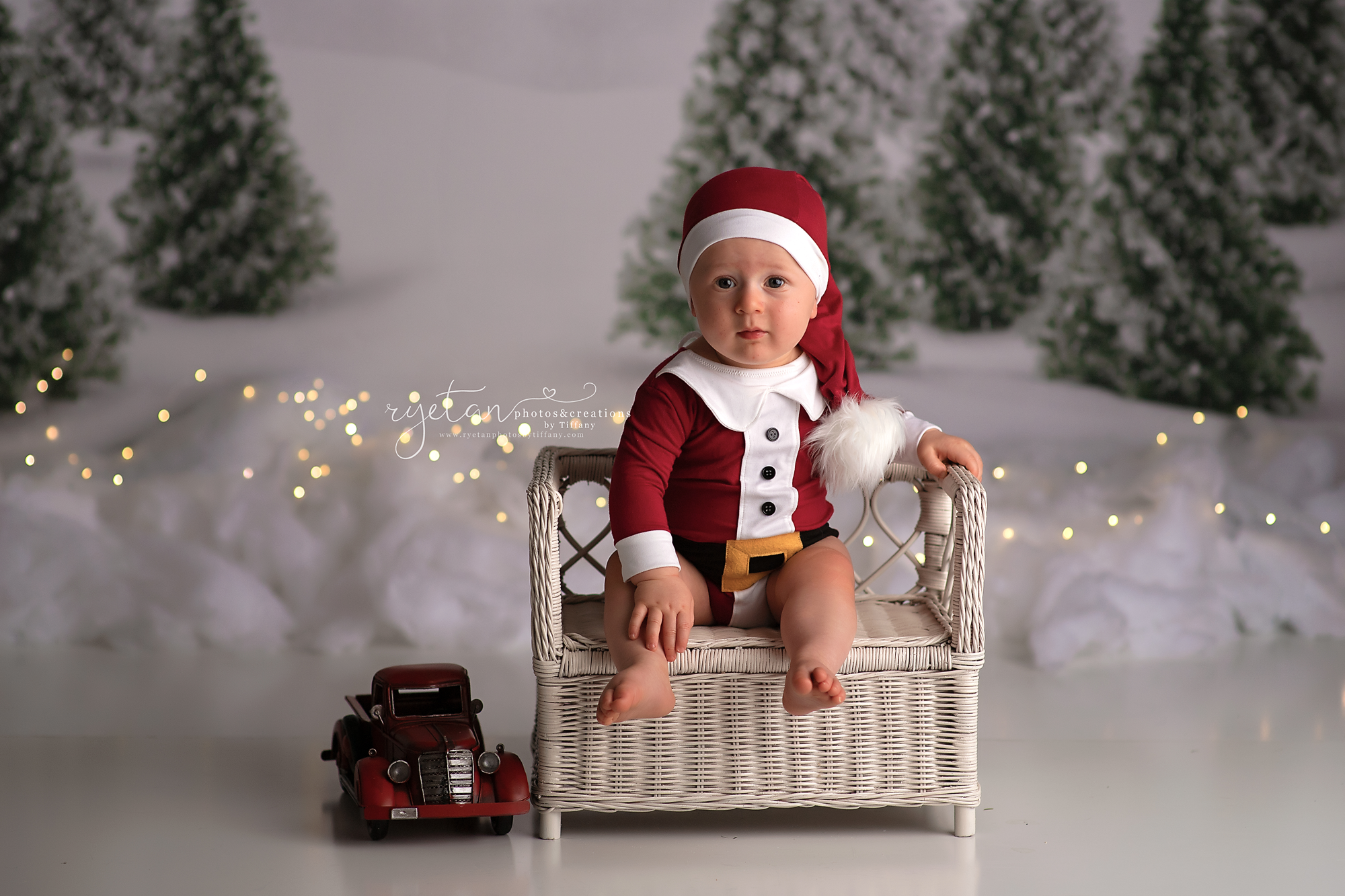 NEWBORN- MADE TO ORDER- Christmas Santa Suit- Newborn Size